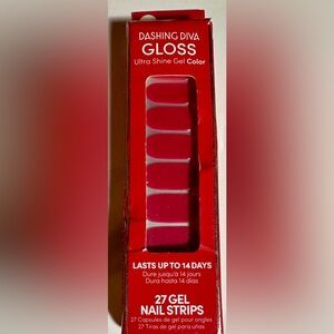 Gloss Ultra Shine 27 Gel Color Nail Strips - Red